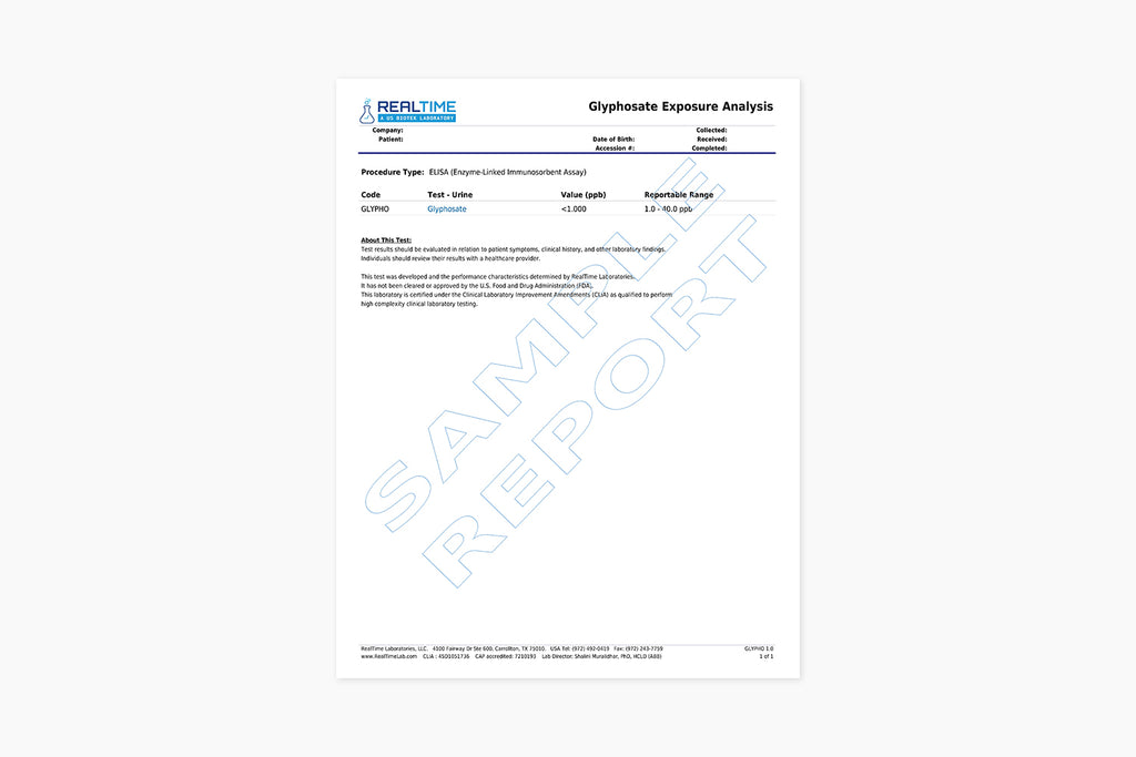 Glyphosate Exposure Analysis