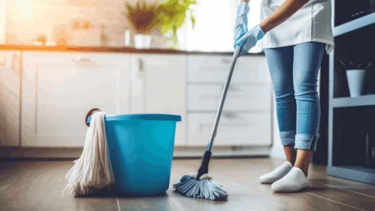 Cleaning a mold-sick house.